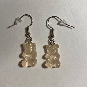 White Gummy Bear Earrings